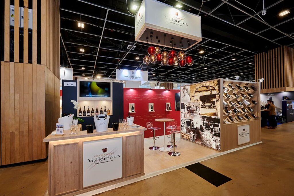 Wine Paris 2026 stand champagne Vollereaux